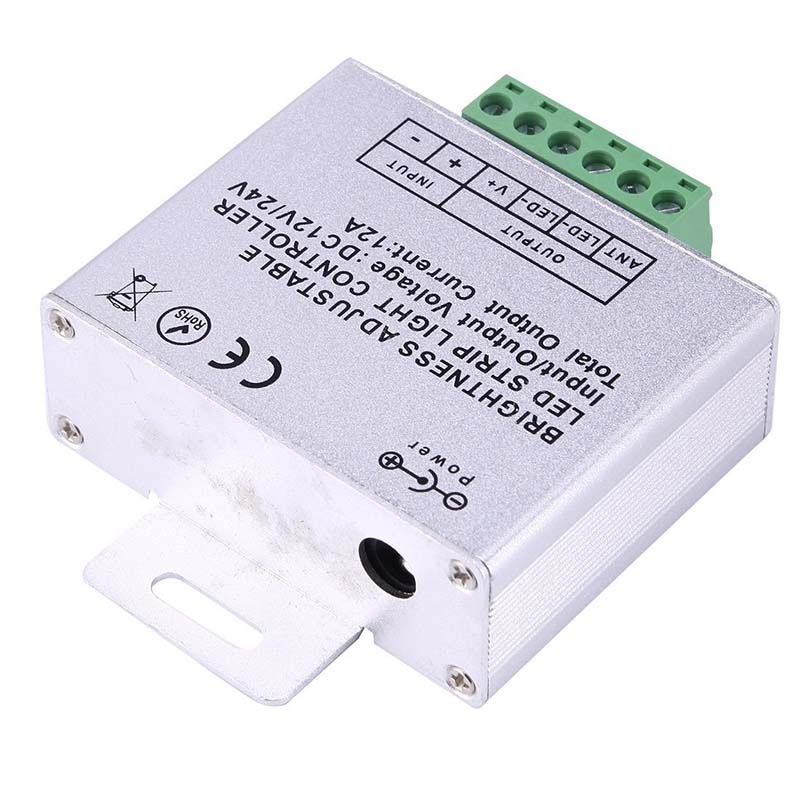 DC12-24V 1 Channel Switch RF Wireless LED Strip Controller, Half-touch Remote Control DC12-24V 1 Channel Switch RF Wireless LED Strip Controller, Half-touch Remote Control
